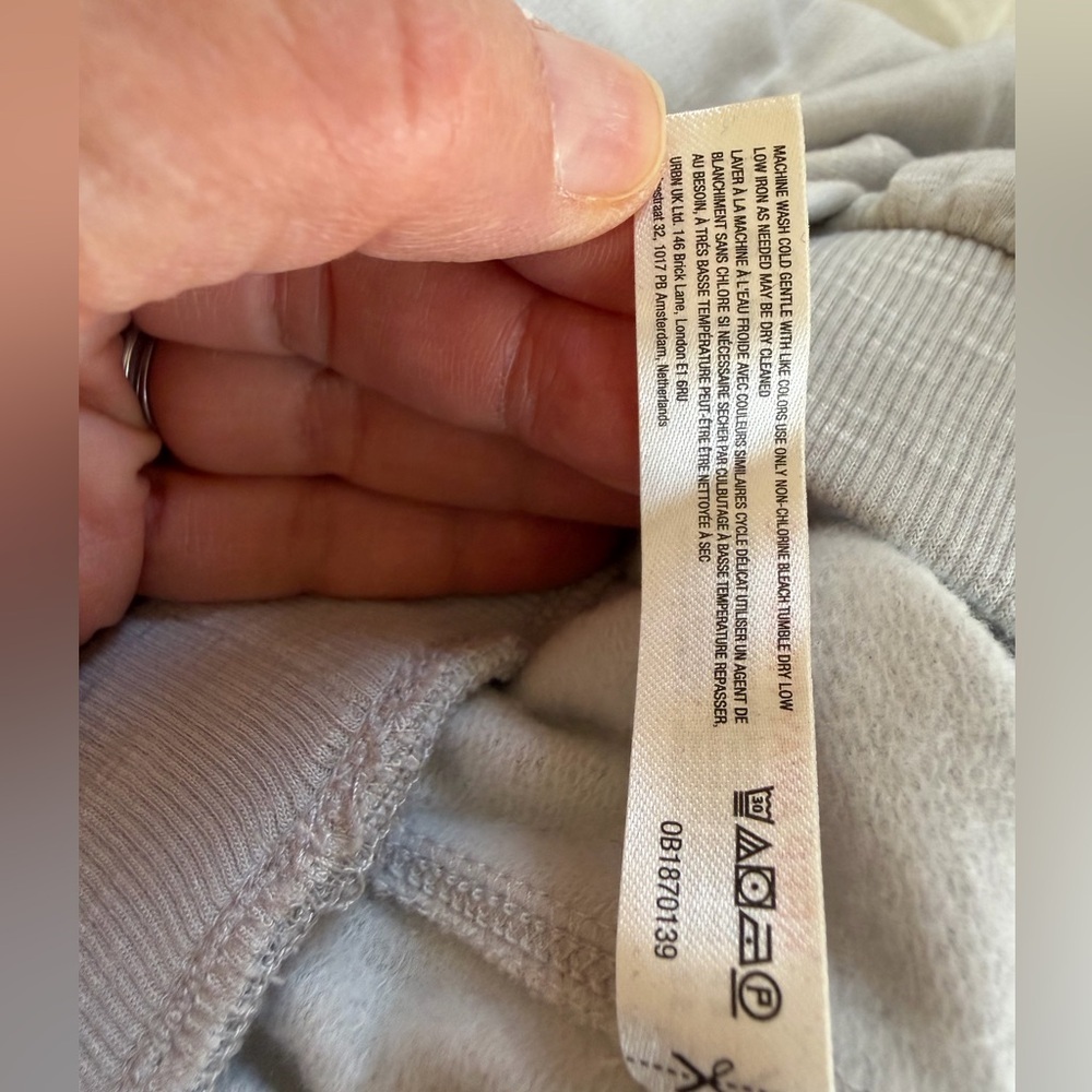Anthropologie Daily Practice Harem Joggers Large Light Gray Relaxed Fit Joggers - Picture 8 of 8